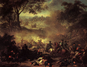 Battle of Lesnaya by Jean-Marc Nattier, 1717