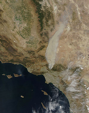 Imagen satelital de los incendios el 29 de agosto