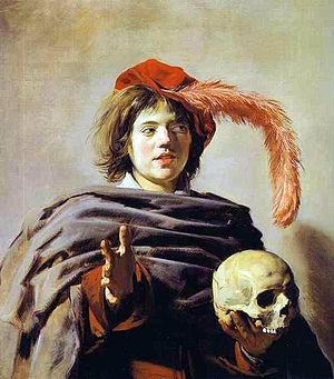 Frans Hals, Young Man with a Skull (Vanitas).JPG