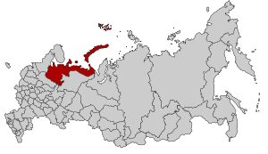 Map of Russia - Arkhangelsk Oblast (2008-03).svg
