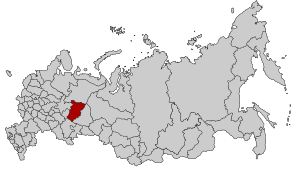 Localización del Krai de Perm en Rusia