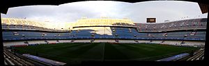 Vista panorámica del estadio.