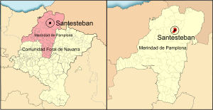 Navarra - Mapa municipal Santesteban.svg