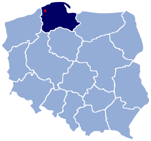 Localización de Słupsk