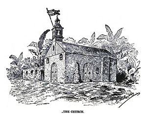 The church of Baler from "Under the red and gold".jpg