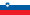 Bandera de Eslovenia.