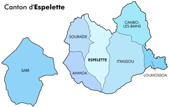 Comunas del cantón de Espelette