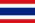 Bandera de Tailandia.