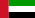 Bandera de Emiratos Árabes Unidos.