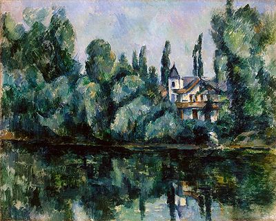 Am Ufer der Marne, 1888, Paul Cézanne