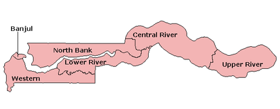 Áreas de Gobierno Local de Gambia