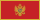 Bandera de Montenegro.