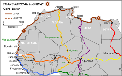 Cairo-Dakar Highway map.PNG