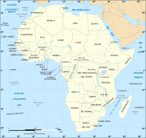 African continent-es.svg