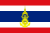 Bandera de proa de Tailandia