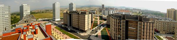 En la imagen, expansión urbanística en Salburua, distrito residencial al nordeste de Vitoria.