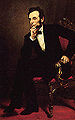 Retrato de Abraham Lincoln.