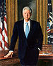 Retrato de Bill Clinton.