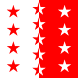 Bandera de Cantón de Valais