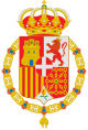 Escudo de España Amadeo de Saboya con toisón.svg