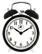 2010-07-20 Black windup alarm clock face SVG.svg