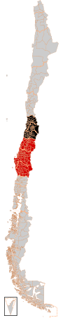 Listeriosis Chile Map.svg