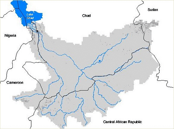 Localización del Salamat (cuenca del Chari)