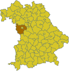 Distrito de Ansbach en Bavaria