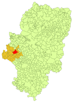 Localización de Calatayud en su comarca y en Aragón