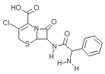 Cefaclor chemical structure