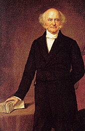Retrato de Martin Van Buren.