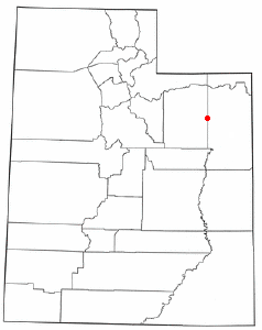 Localización de Ballard, Utah