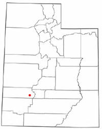 Location of Beaver, Utah