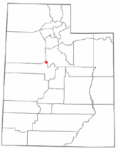 Localización de Eureka, Utah