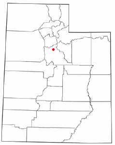 Localización de Pleasant Grove, Utah