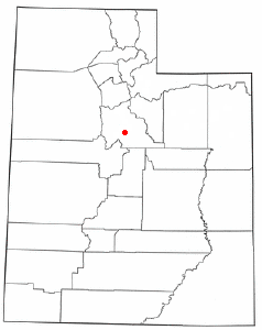 Localización de Salem, Utah