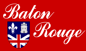 Bandera oficial de Baton Rouge