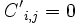 \mathit{C'}_{i,j}=0 \,